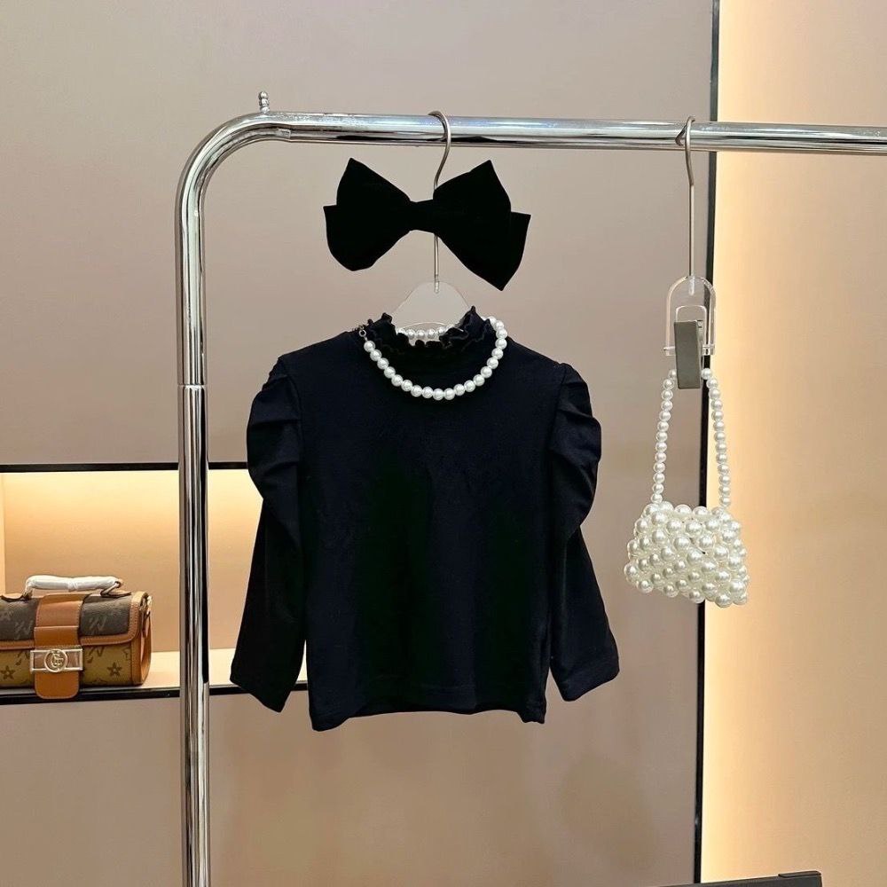 Ensemble veste gilet avec noeud papillon et pantalon à la mode pour fille