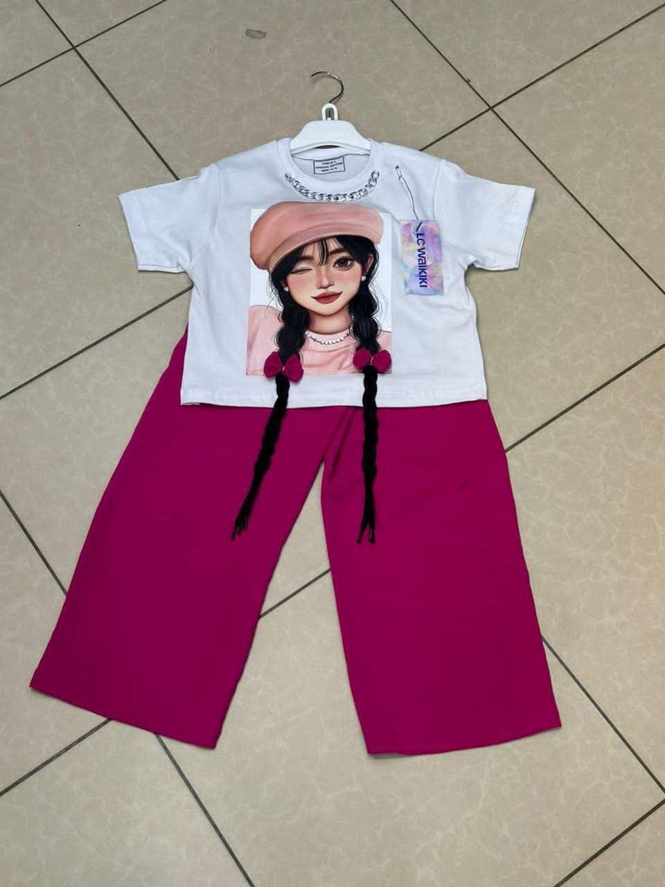 ensemble deux piece pour fille