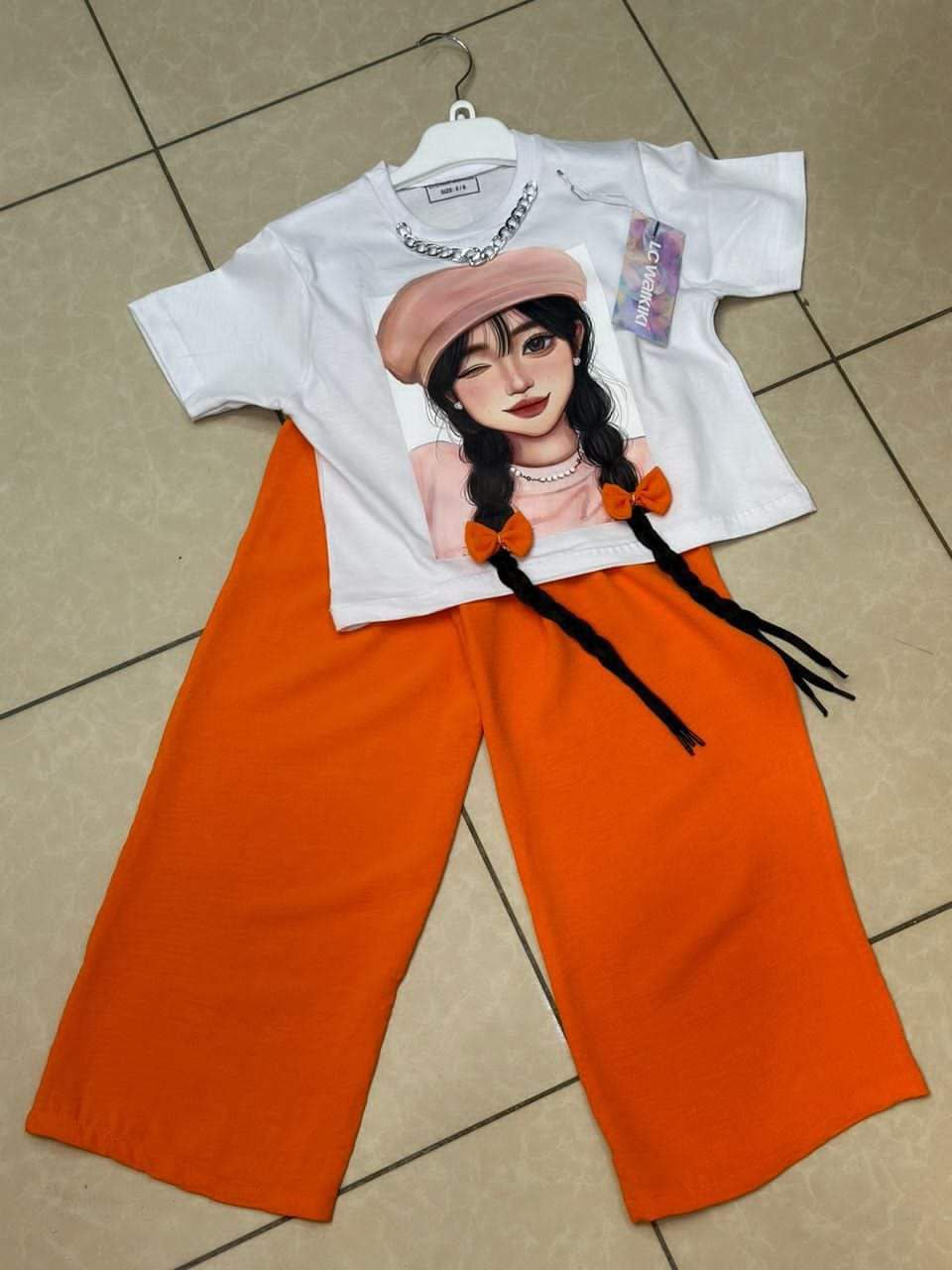 ensemble deux piece pour fille