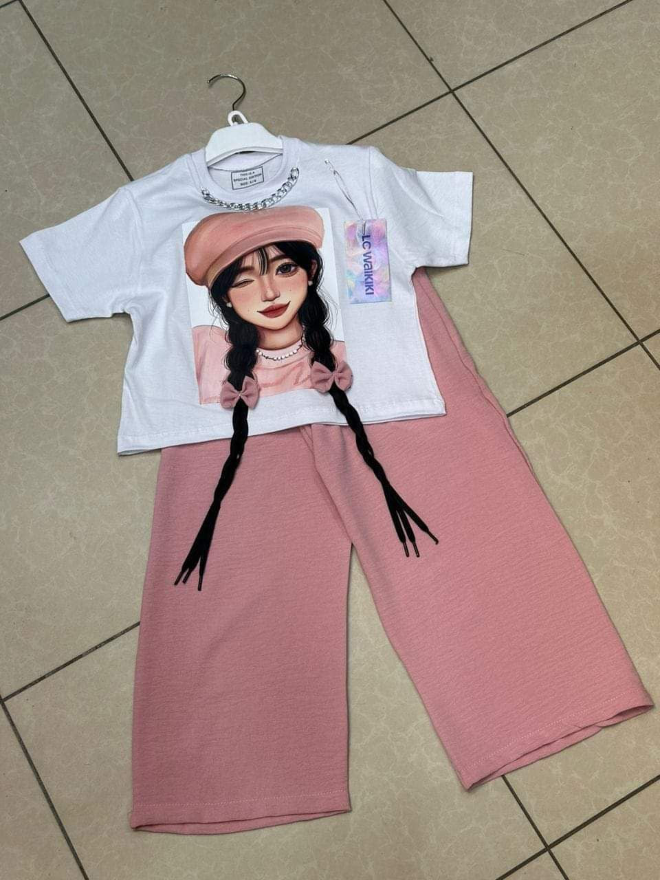 ensemble deux piece pour fille