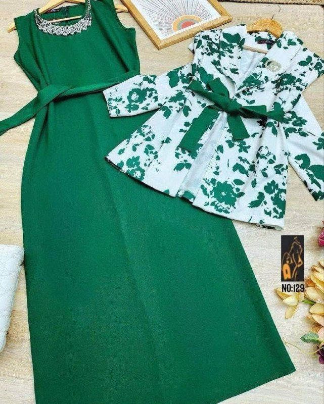 ensemble robe avec veste