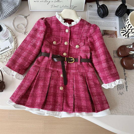 Robe de princesse en laine pour fille