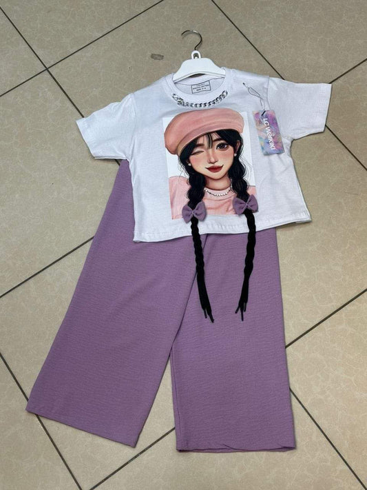 ensemble deux piece  pour fille